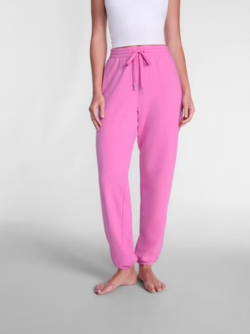 Women’s Pink Cozy Drawstring Lounge Pants